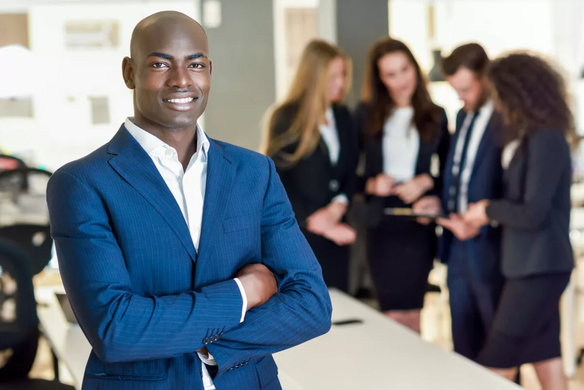 Businessman leader in modern office with businessp 2025 03 25 13 39 57 utc